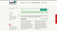Desktop Screenshot of lib4ri.ch
